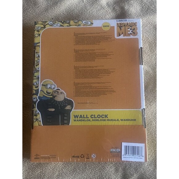 Illumination Presents THE MINIONS: Wall Clock Oops! New - Picture 2 of 5